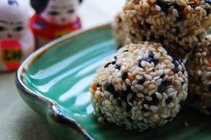 芝麻薯泥肉丸