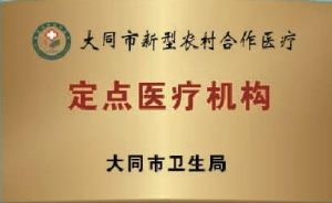 大同市新型農村合作醫療保險定點醫院