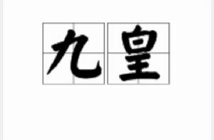 九皇[詞語釋義]