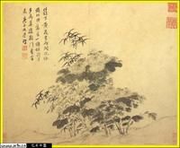 明文嘉山水花卉圖