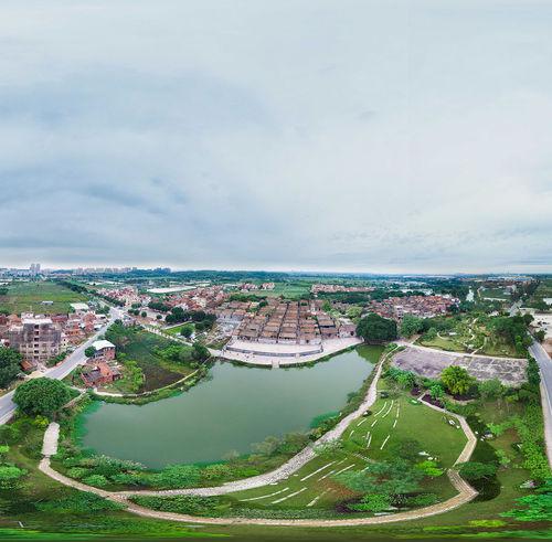 大旗頭古村全景