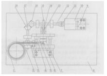 圖2 全自動打孔機的機械簡圖