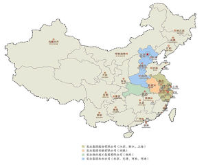 浙江寶業建設集團有限公司市場分布圖