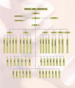 福建利嘉實業集團有限公司組織結構圖