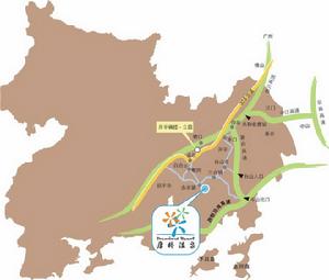 台山康橋溫泉度假村交通地圖