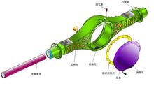 圖3 整體式橋殼中的半軸套管