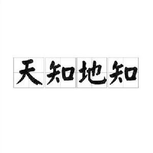 天知地知[漢語詞語]