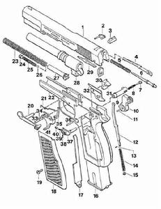 M19359mm大威力自動手槍