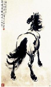 《奔馬圖》