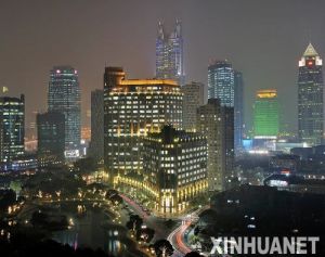 上海黃浦區夜景