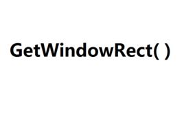 GetWindowRect