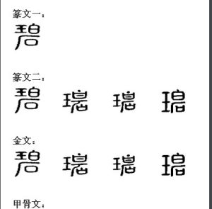 漢字演變