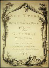 Johann Baptist Vanhal, 6 Trios