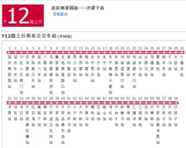 北京公交Y12路