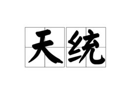 天統[詞語釋義]