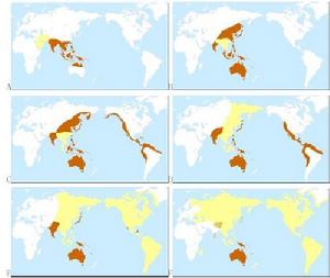 推測棕色人種的分布變遷