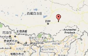 金達鎮在西藏自治區內位置