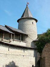 普斯科夫城堡的中世紀高塔