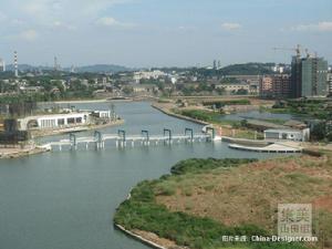 株洲天鵝湖公園景觀