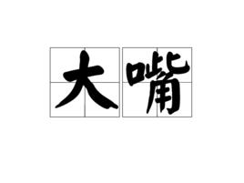 大嘴[漢字詞語]