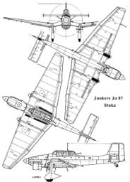 德國JU-87轟炸機