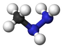 有毒的一甲基肼。