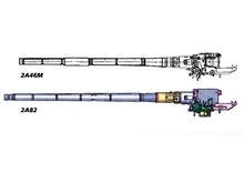 T-14坦克2A82主炮炮管長度比較線圖