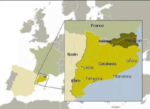 西班牙鎮住了加泰羅尼亞而法國人拿去了魯西永