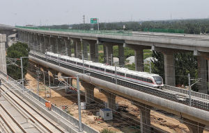 新機場線列車開始測試運行