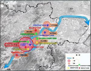 “一帶一核五極多組團”空間布局圖