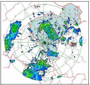 雷達圖觀雨法