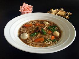 青菜肉絲麵