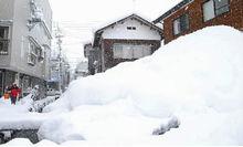 暴風雪後場景