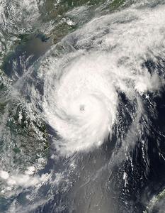 颱風浣熊雲圖