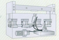 平面油壓開料機內部結構圖