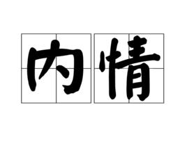 內情[漢語辭彙]