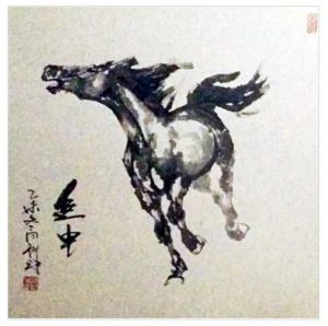 追風駿馬圖