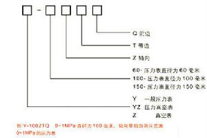 YZ壓力真空表