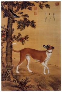 十駿犬圖[郎世寧創作畫作]