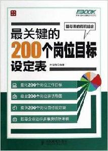 最關鍵的200個崗位目標設定表