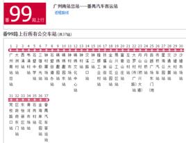 廣州公交番99路