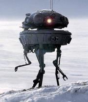 A Viper probe droid on Hoth