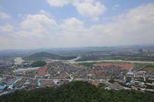 在牛頭山看楊汛橋全景