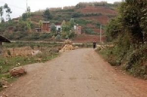 路龍村的道路