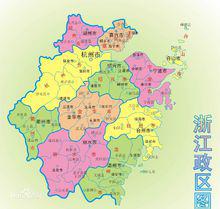 浙江省地圖