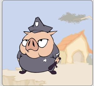 流氓兔的森林敵人－豬警察