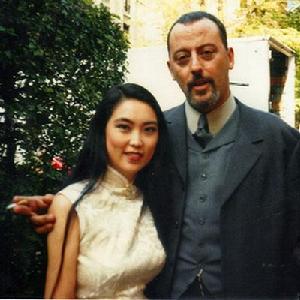 文菲與國際巨星讓·雷諾(Jean Reno)合影