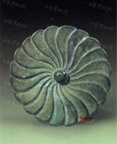 遼菊花紋鏡 遼菊花紋鏡