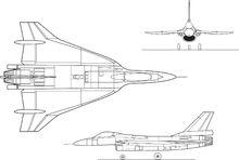 F-16XL三視圖