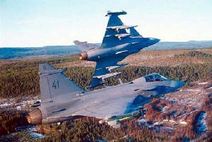 瑞典JAS-39“鷹獅”戰鬥機